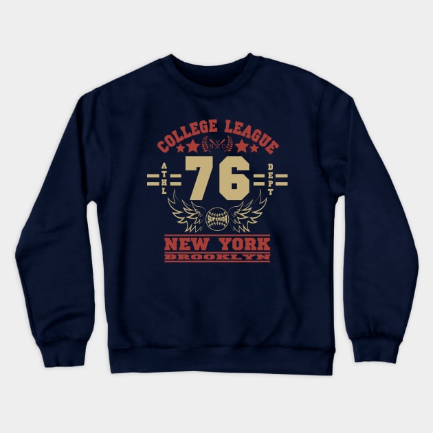 New York  Sports, 76. Crewneck Sweatshirt by lakokakr